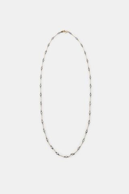 ZARA МЕТАЛЛИЧЕСКОЕ ОЖЕРЕЛЬЕ С КРИСТАЛЛАМИ, ЗОЛОТИСТЫЙ