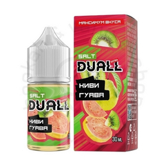 Безникотиновая жидкость для ЭСДН DUALL EXTRA ZERO с ароматом киви и гуавы, 28мл, 0мг/см3 (M)