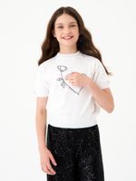 Джемпер для девочки 1408 белый