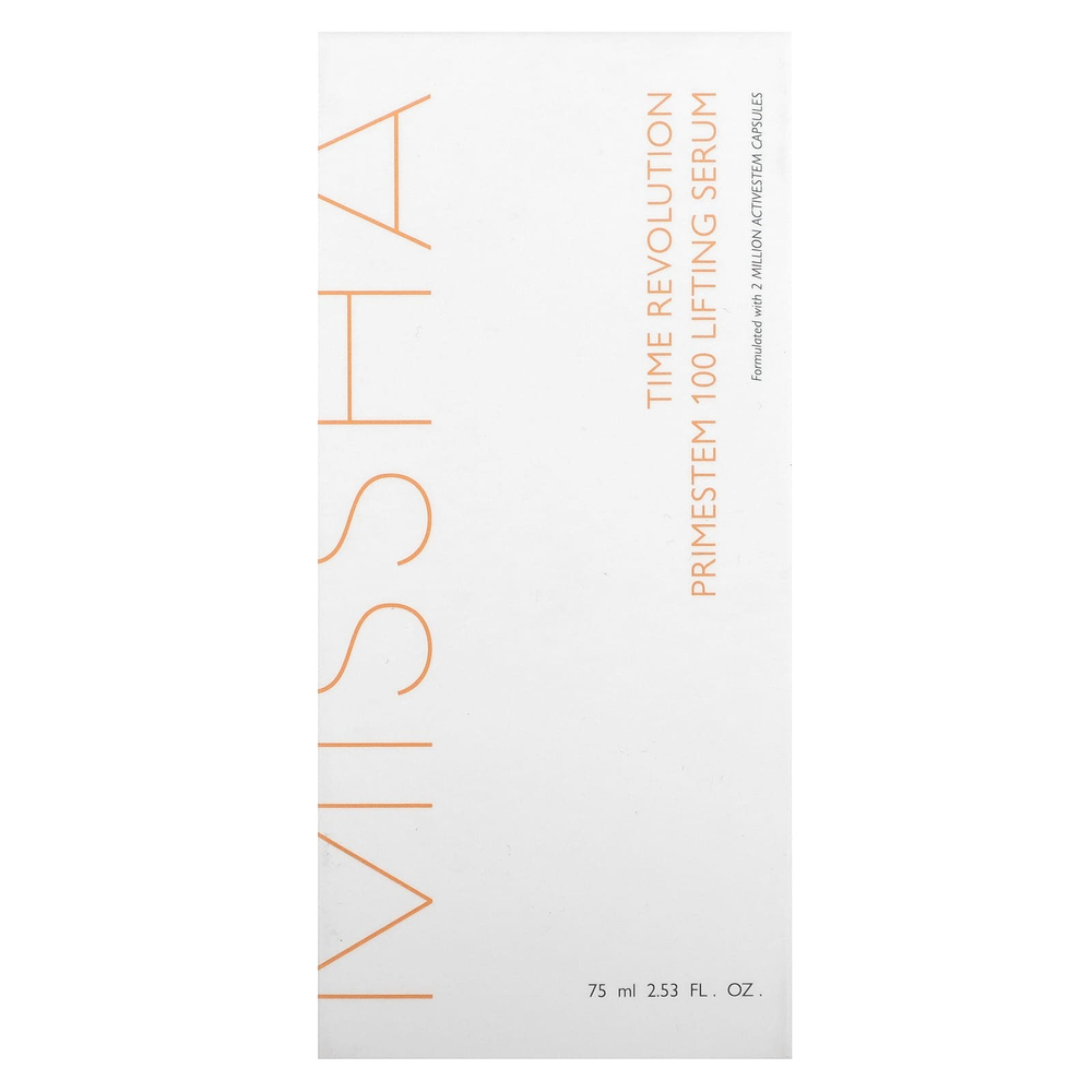 Missha, Time Revolution, Primestem 100 лифтинговая сыворотка, 75 мл (2,53 жидк. унц.)