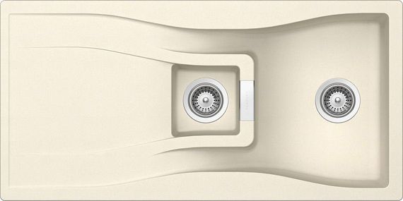 Мойка SCHOCK Waterfall 60D Cristadur (монтаж в один уровень со столешницей) магнолия