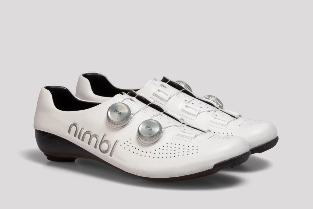 Велотуфли шоссейные Nimbl Ultimate white-silver