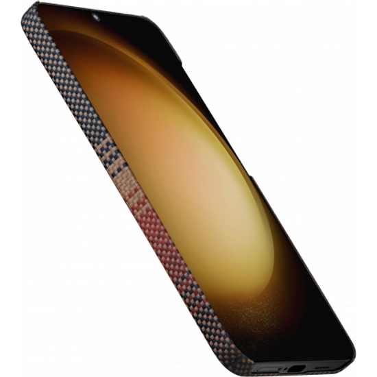 Чехол Pitaka Fusion Weaving MagEZ 4 Samsung Galaxy S24 (6.16 "), Sunset ( Коричневый)