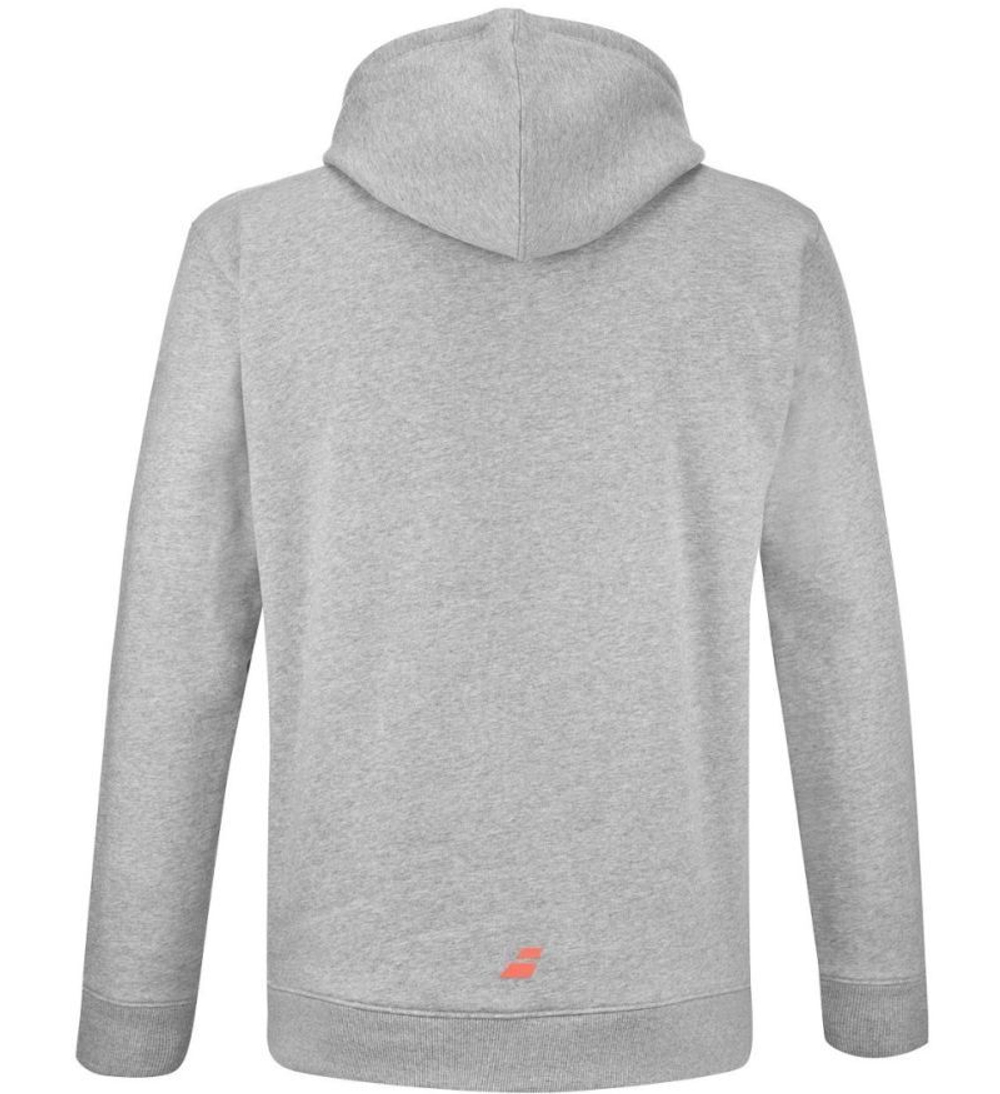 Мужская теннисная кофта Babolat Strike Hood Sweat - серый