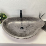 Раковина из речного камня RS-63638 (85*51*16) 0125