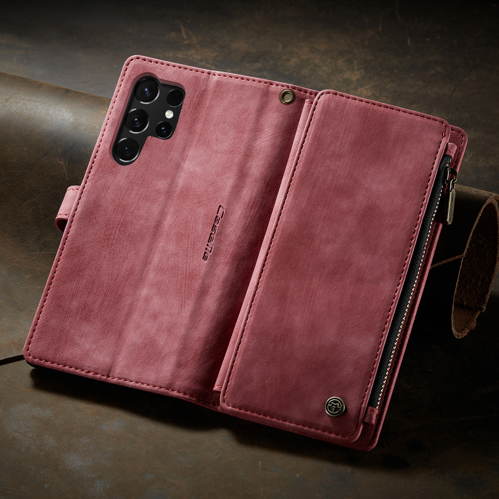 Многофункциональный чехол-кошелек CaseMe 3 in 1 Matte Wallet для Samsung Galaxy S25 Ultra