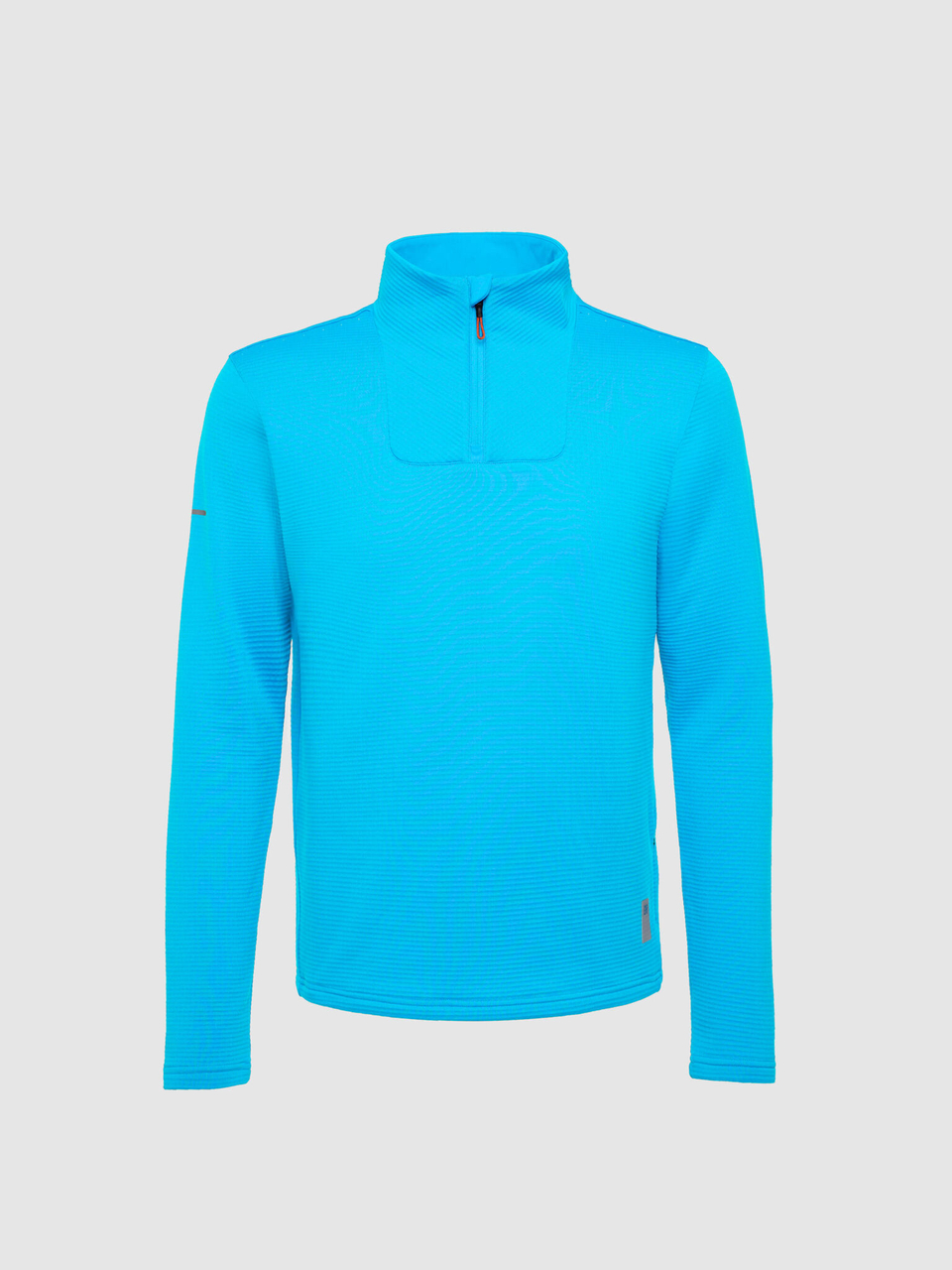 Зимняя беговая рубашка GRI Лонг 5.0 мужская голубая