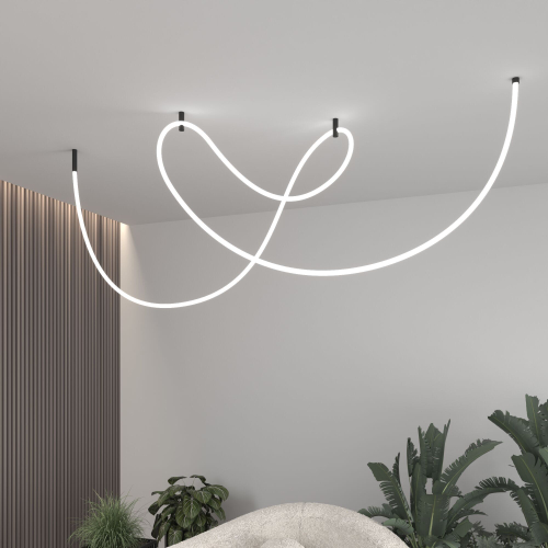 Гибкий неон Elektrostandard Full light 24V 12W 336Led 2835 IP20 круглый дневной белый, 8 м