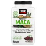 Force Factor, Perfect Maca®, темная вишня, 60 жевательных таблеток