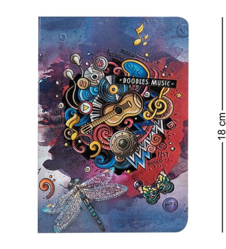 BM-05/1 Блокнот сред. «Звуки музыки» (3D твердая обложка)