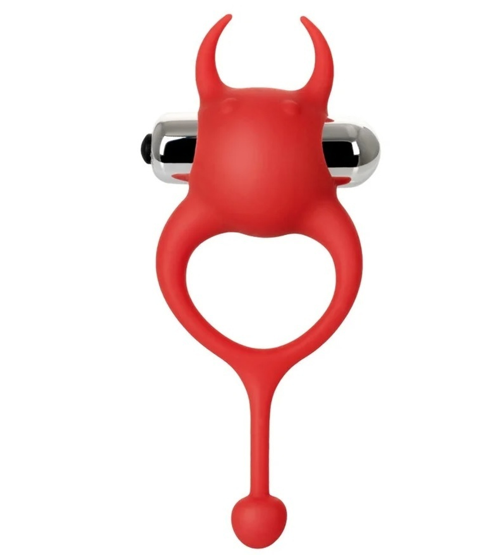 Виброкольцо Sweet toys красное D 3 см