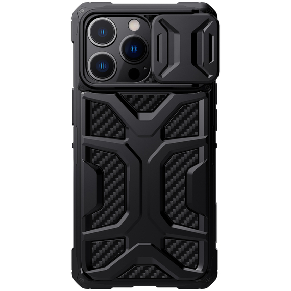 Противоударный чехол от Nillkin с защитной шторкой для камеры на iPhone 13 Pro, серии Adventurer Pro Case