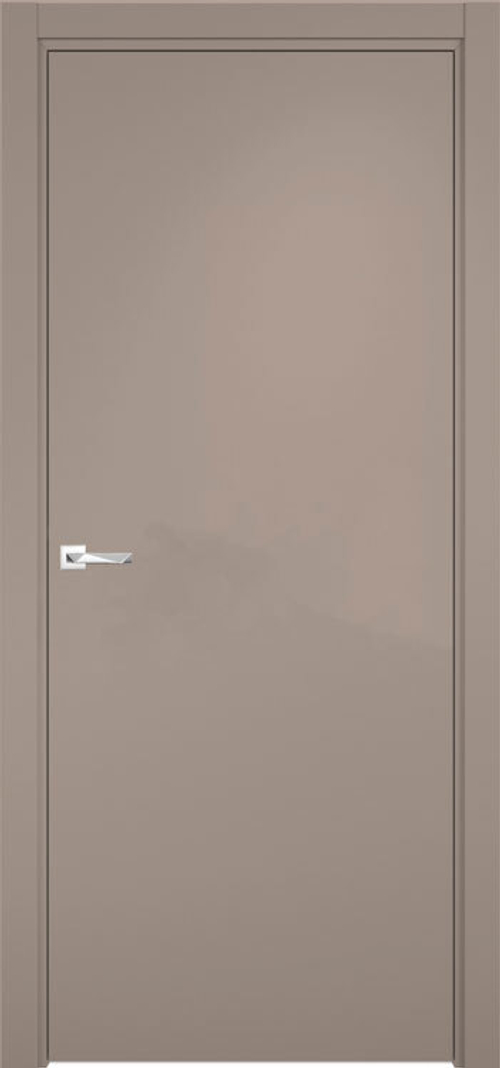 Межкомнатная дверь Роял 1 глухая / Цвет Софт мокко / Двери Верда