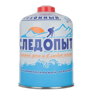 Баллон газовый резьбовой Следопыт 450г