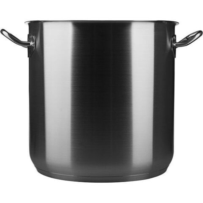 Кастрюля-котел б/крышки;сталь нерж.;21л;D=30,H=30см;металлич. (Цвет: серебристый)