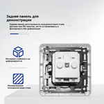 Используется для бытовых розеток, 10 см, черный1pcs