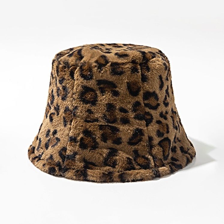 Панама STREET Леопард экомех, бежевый