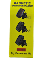 Держатель телефона автомобильный чёрный зажим