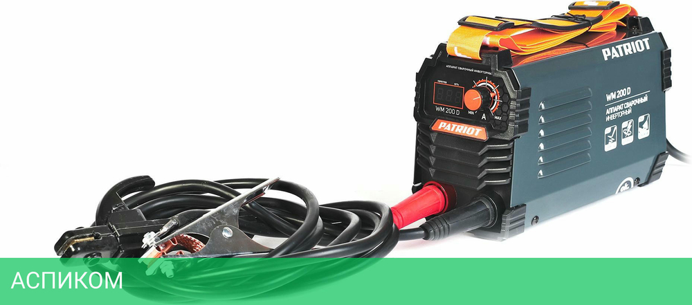 Сварочный инвертор Patriot WM200D MMA (605302020)