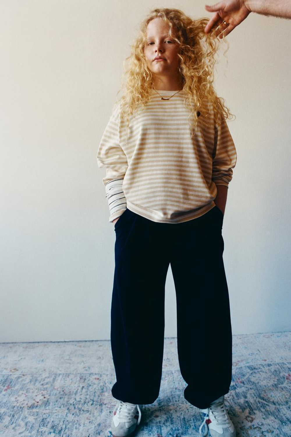 ZARA БРЮКИ-БАЛЛОНЫ SASTRE, МОРСКОЙ СИНИЙ