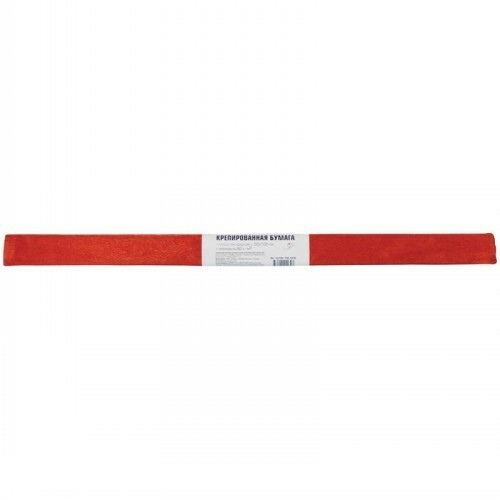 Бумага крепированная 50*100 ArtSpace. Металлик красная Кр10м-144_4230