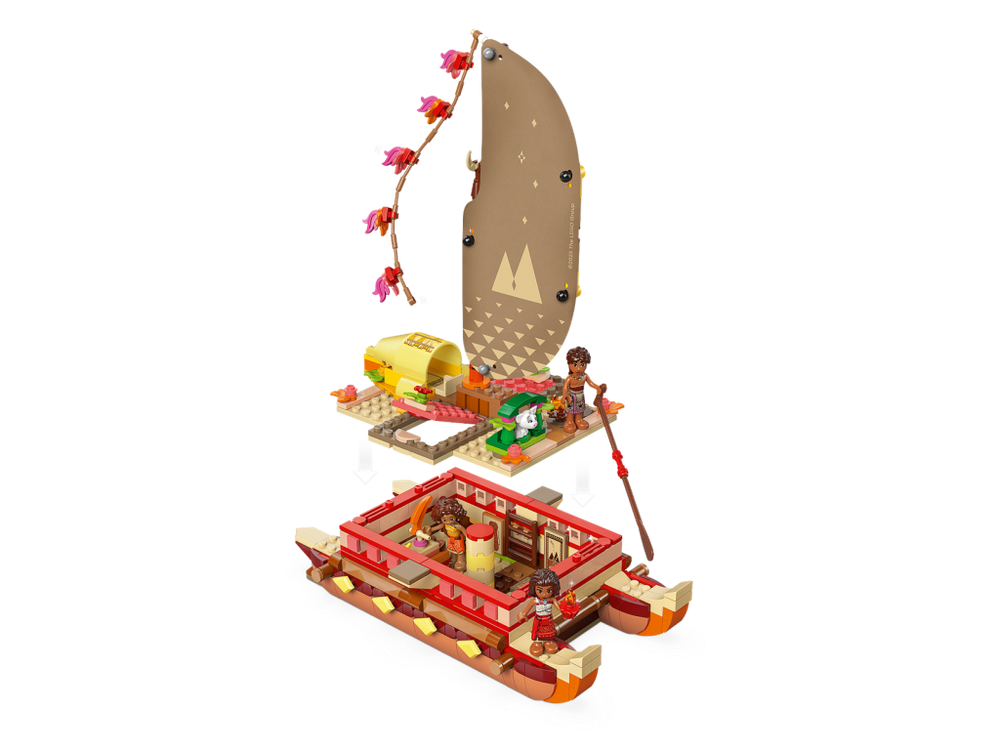 LEGO Disney 43270 «Моана: приключение на каноэ» — принцесса и океанские истории