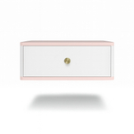 Тумба прикроватная подвесная ROYAL 5300 эко (Зефир-р.золото)