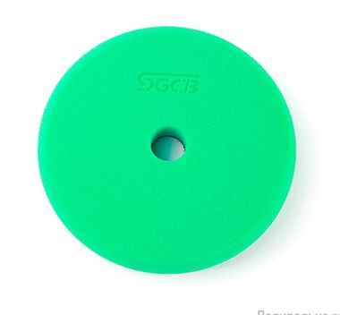 SGCB RO/DA Foam Pad Green - Полировальный круг твердый зеленый 130/140 мм