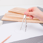 Готовальня Deli 8601, 2 предмета, пластиковый футляр