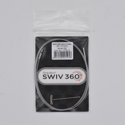 Лески SWIV360 small(S) от ChiaoGoo, 13 см. - 125 см., silver cable