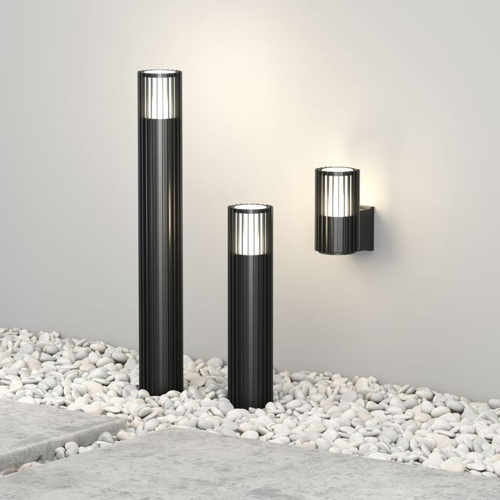 Уличный настенный светильник Denkirs Farsun DK9722-BK