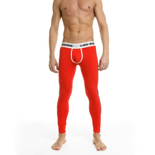 Мужские кальсоны красные Van Baam VB-39283