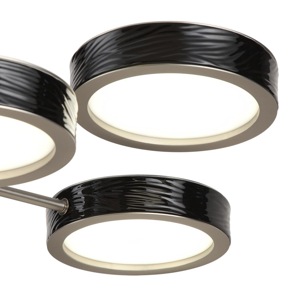 5451/99LB L-VISION  ODL_EX26 черный/никель/металл/керамика/акрил Люстра LED 99W  2000К/3000K/4000K Rivera
