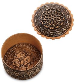 BST-142/ 6 Шкатулка резная (береста)