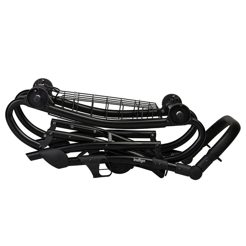 Детская коляска Indigo Mio Eco Plus 14 3 в 1 с автокреслом Avionaut Cosmo 03 шалфей кожа