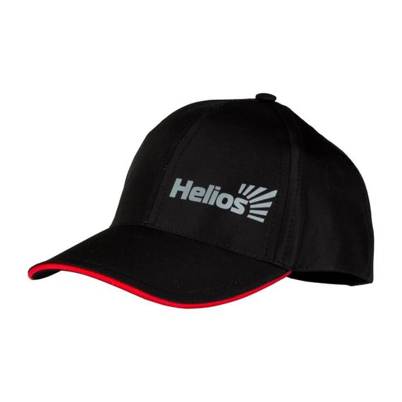 Бейсболка Helios Classic (6-кл) дюспо бодинг цв.черный р.XL