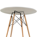 Стол LA ALTA EAMES DSW D90 белый