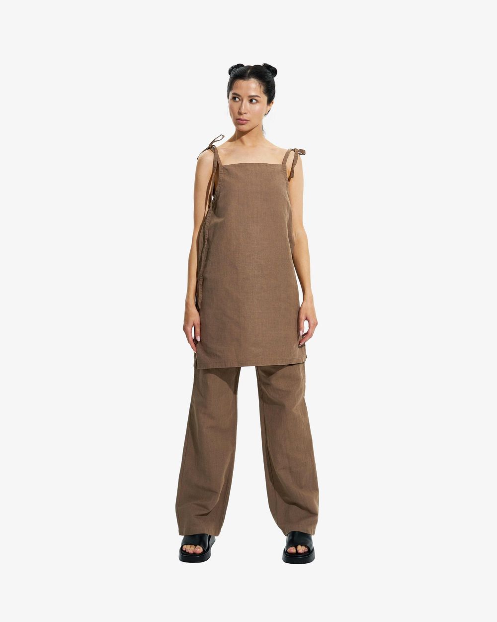 Сарафан льняной Borozna Бежевый