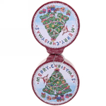 Банка жестяная 200мл 11,2*12,2*4см «Ёлочка» двухсторонняя