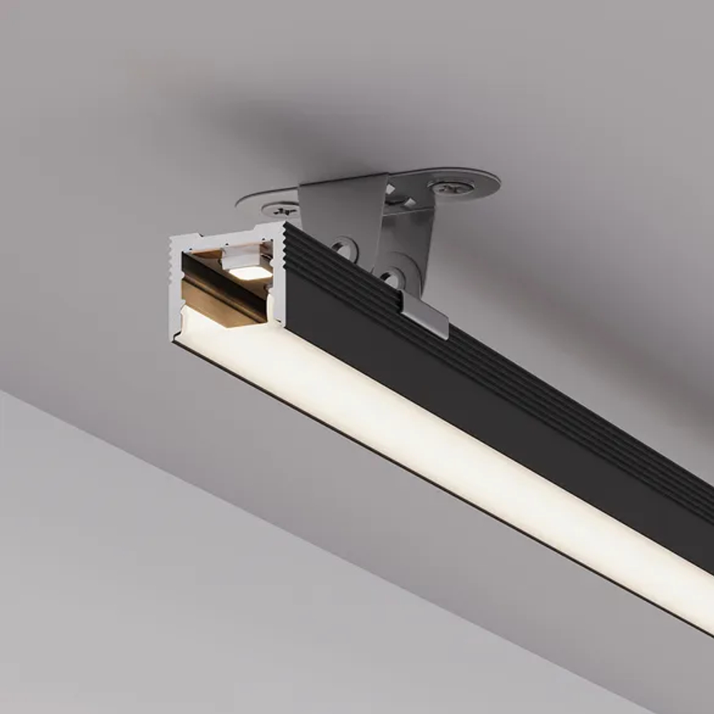 Профиль SL-SLIM-H13M-2000 BLACK (BY) (Arlight, Алюминий) 061375