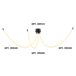 359326 KONST NT24 066 черный Светильник светодиодный IP20 LED 3000K 14W 170-265V 1360Лм RAMO