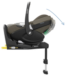Автокресло Maxi-Cosi Pebble 360 Pro 0-13 кг с базой Family Fix 360 Prо 8052470111 Twillic Truffle/сер.беж (2024)
