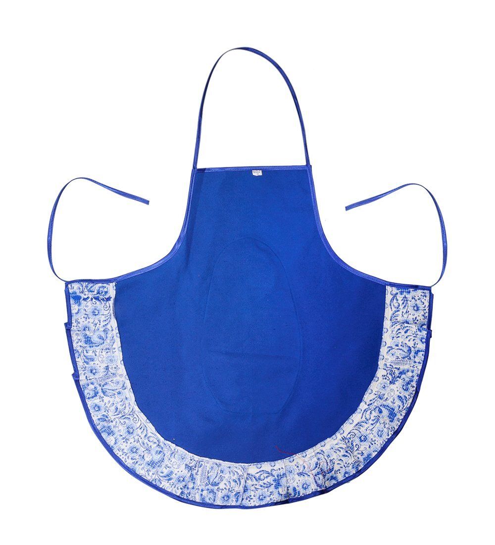 ТК-232 Фартук «Матрешка» для взрослых ср. (синий) - Вариант A