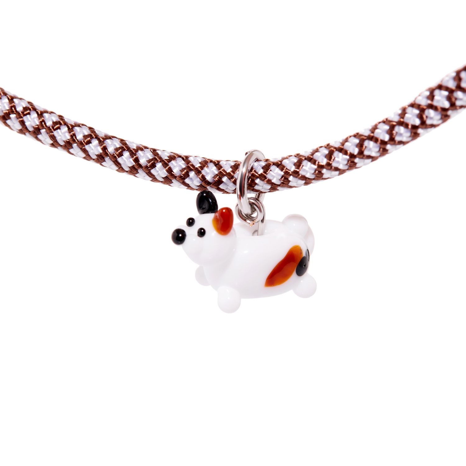 Колье Knitted Kitten Necklace - Harlequin Cat