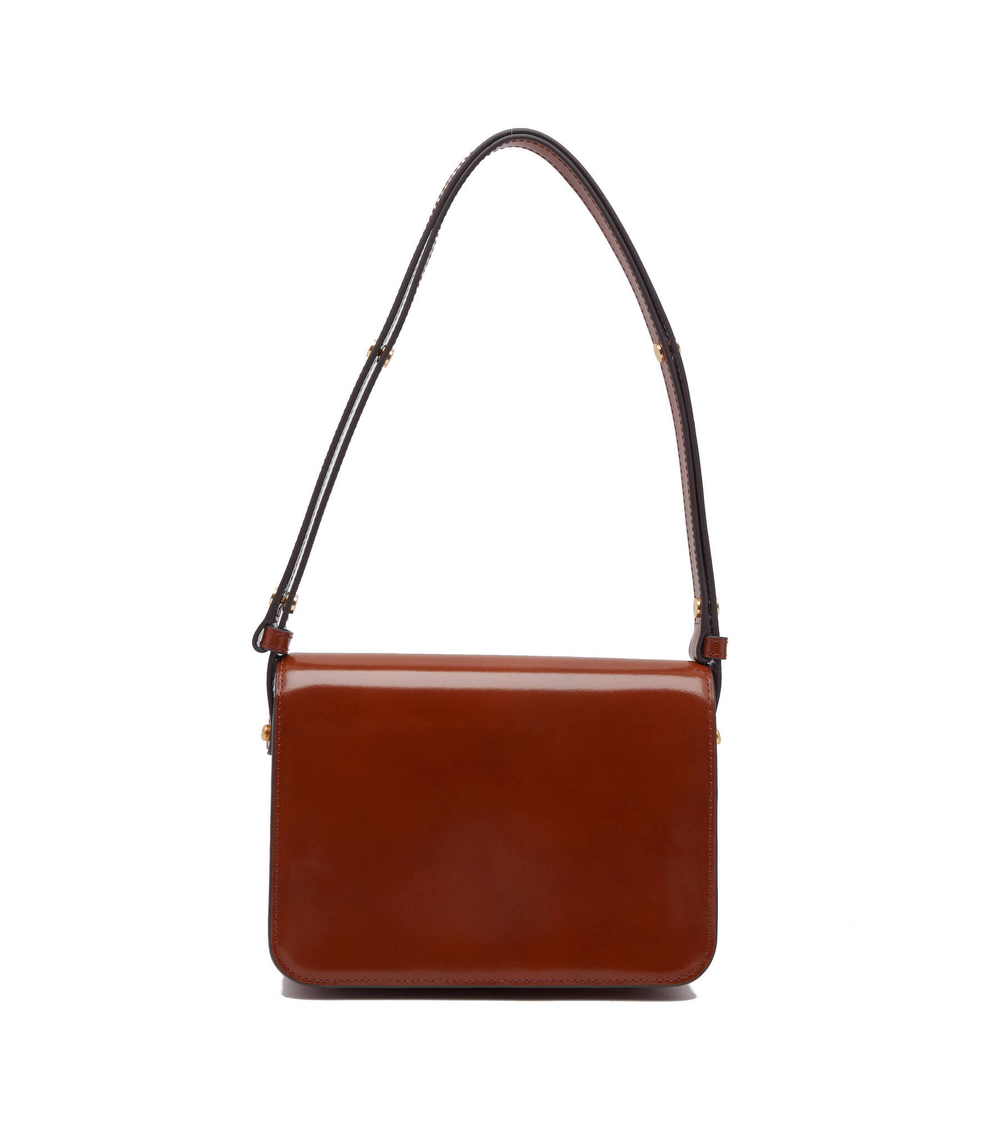 кожаная сумка через плечо robinson spazzolato convertible TORY BURCH - коричневый(143122)