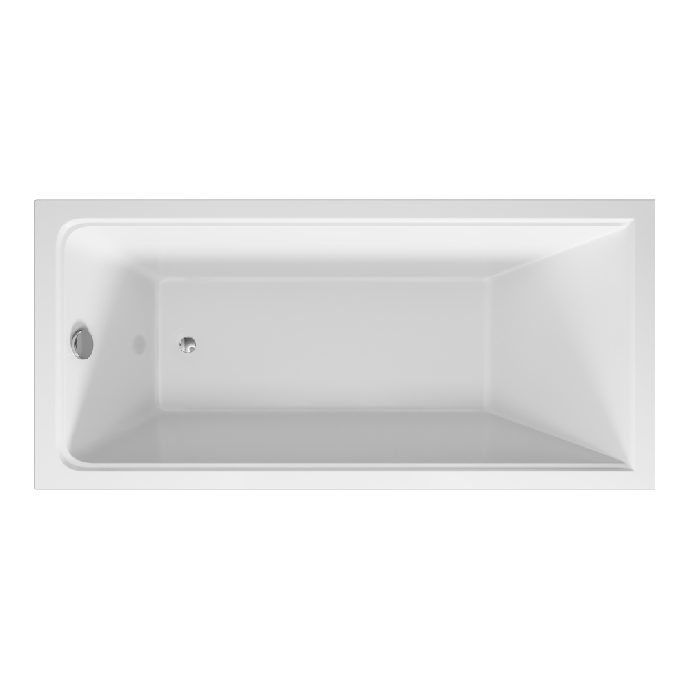 Ванна акриловая Vincea VBT-2G150-FR с каркасом 1500*700*470, пристенная, цвет белый