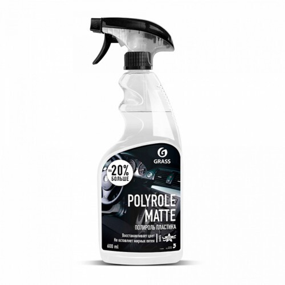 GraSS Полироль пластика и резины Polyrole Matte 600мл