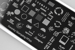 Swanky Stamping Пластина для стемпинга 111.