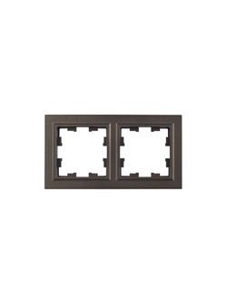 Рамка 2-м BRITE РУ-2-БрТБ бронза IEK BR-M22-K45