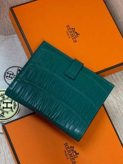 Кошелек Hermes из кожи крокодила